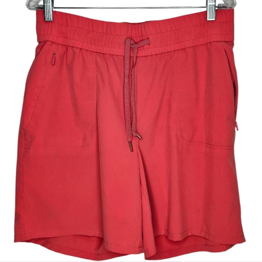 Chico's Zenergy Calypso Flame Scarlet 7" InseamCasual Drawstring Shorts US 10